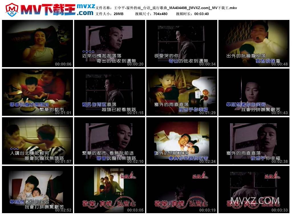 王中平-窗外的雨_台语_流行歌曲_MA404498